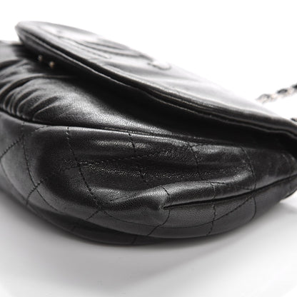 Chanel Lambskin Half Moon Wallet On Chain WOC Black 9 of 10