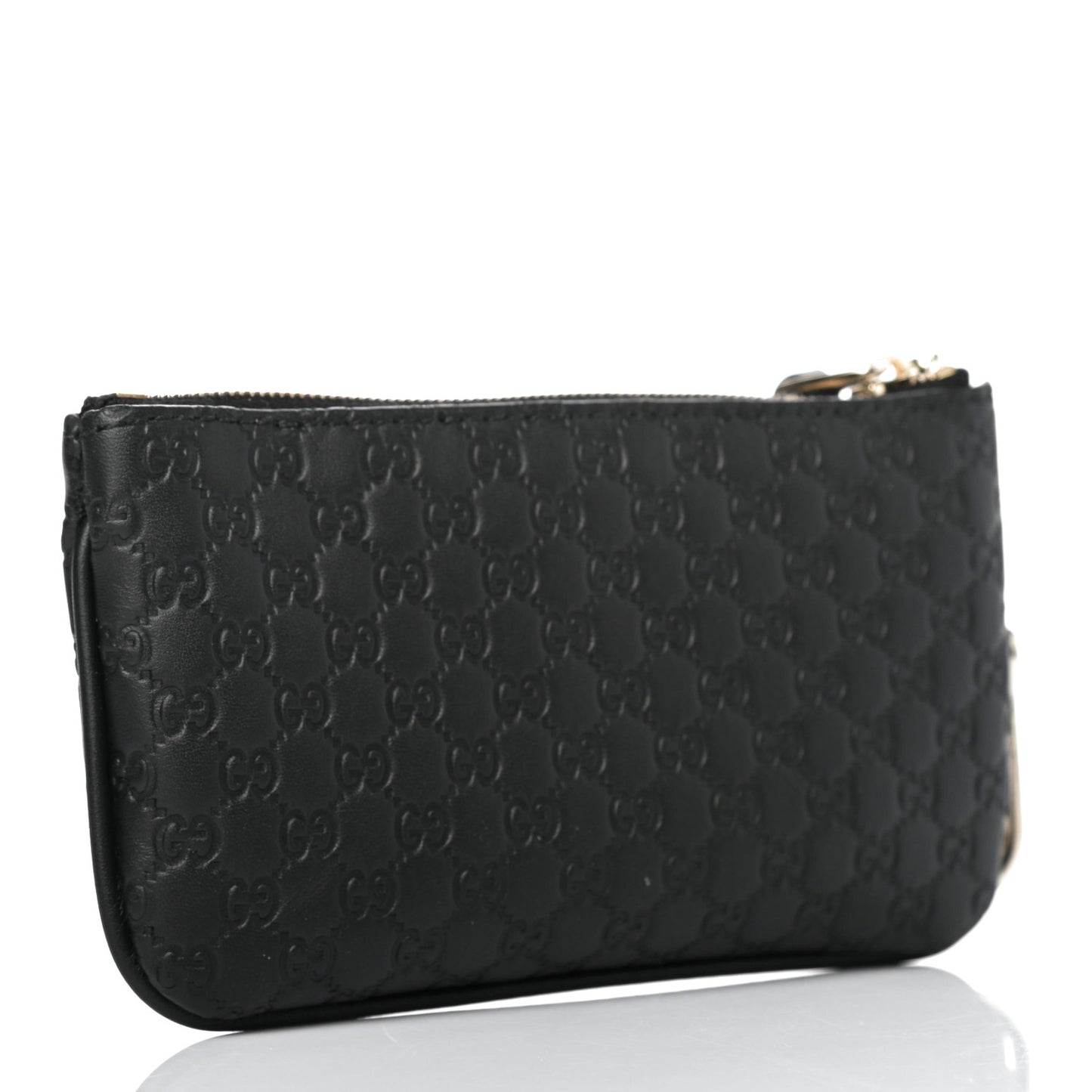 Microguccissima Key Ring Coin Case Black