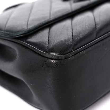 Chanel Lambskin Quilted Jumbo Coco Vintage Flap Black 7 of 22