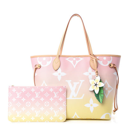 Louis Vuitton Monogram Giant By The Pool Neverfull MM Light Pink 1 of 11