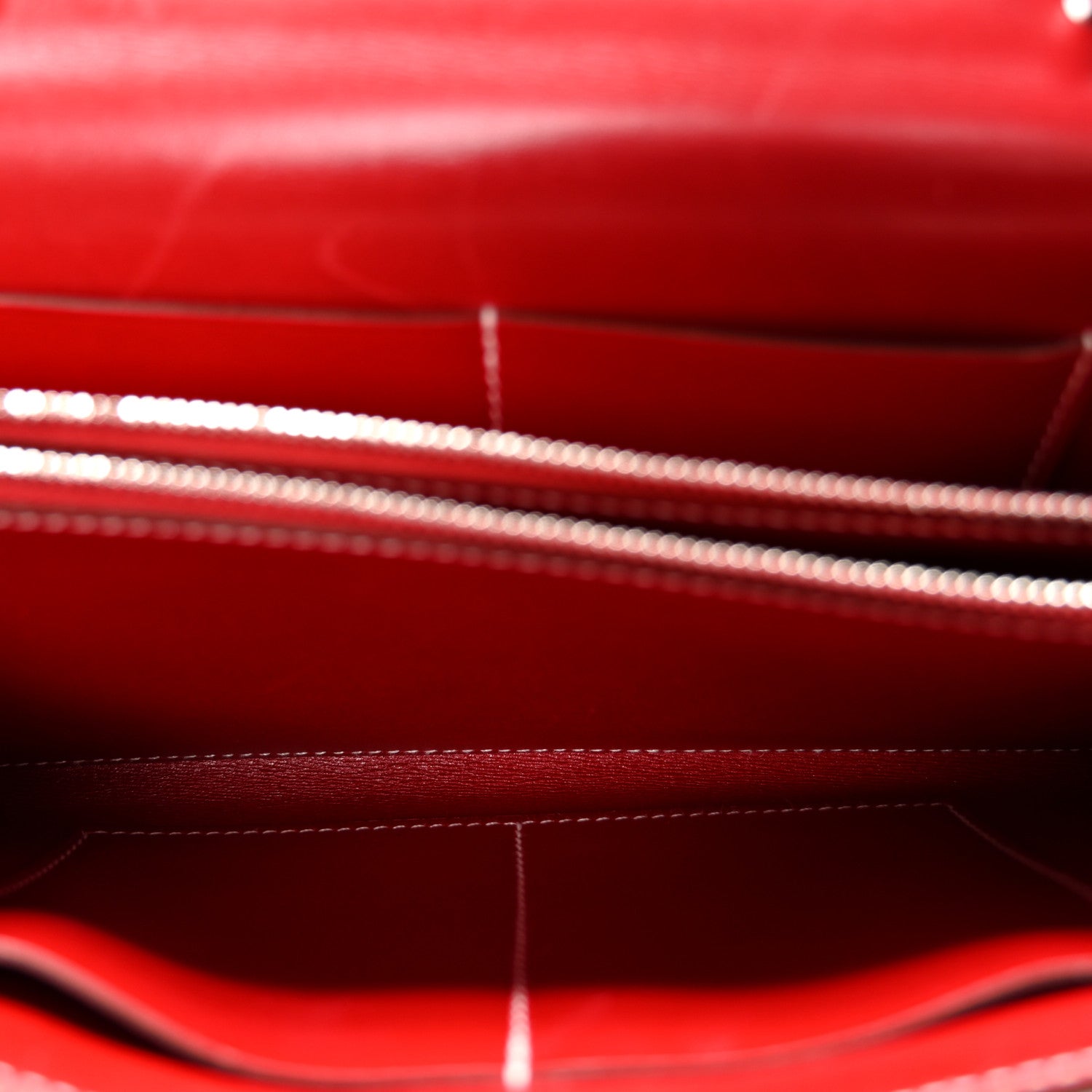 Hermes Box Kelly Wallet To Go Rock Rouge Piment 4 of 11