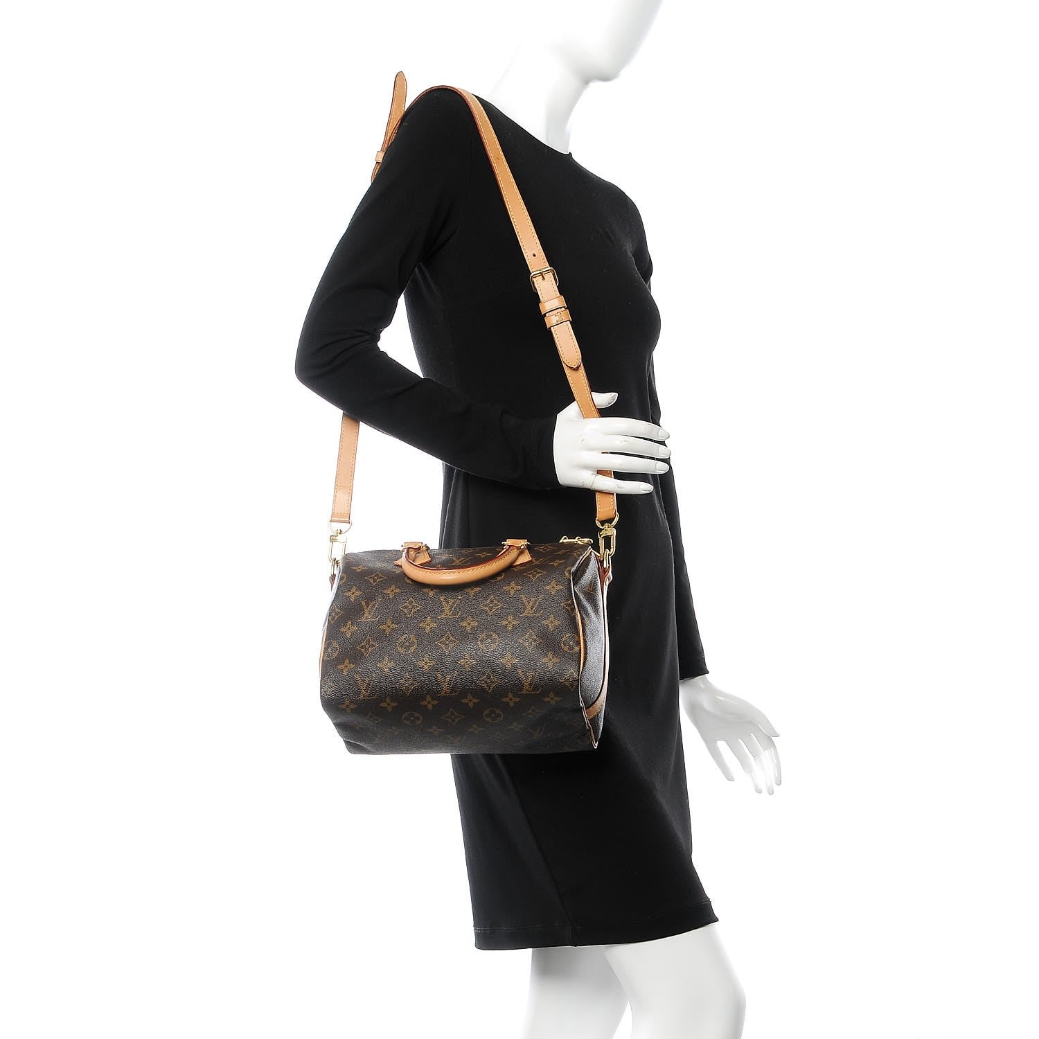 Louis Vuitton Monogram Speedy Bandouliere 25 3 of 10