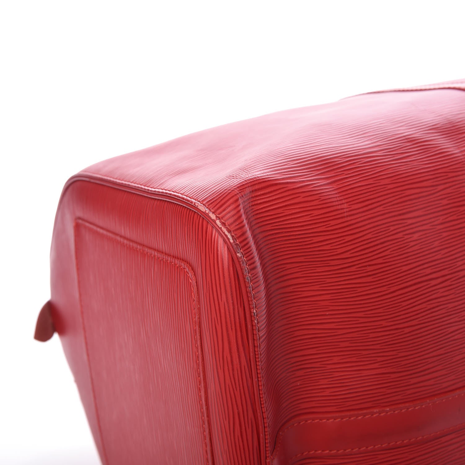 Louis Vuitton Epi Keepall 55 Castillan Red 10 of 23