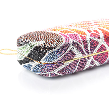 Judith Leiber Swarovski Crystal Butterfly Wing Minaudiere Clutch 7 of 8