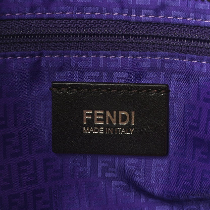 Fendi Zucca Spalmati Medium Roll Tote Tobacco Viola 6 of 9