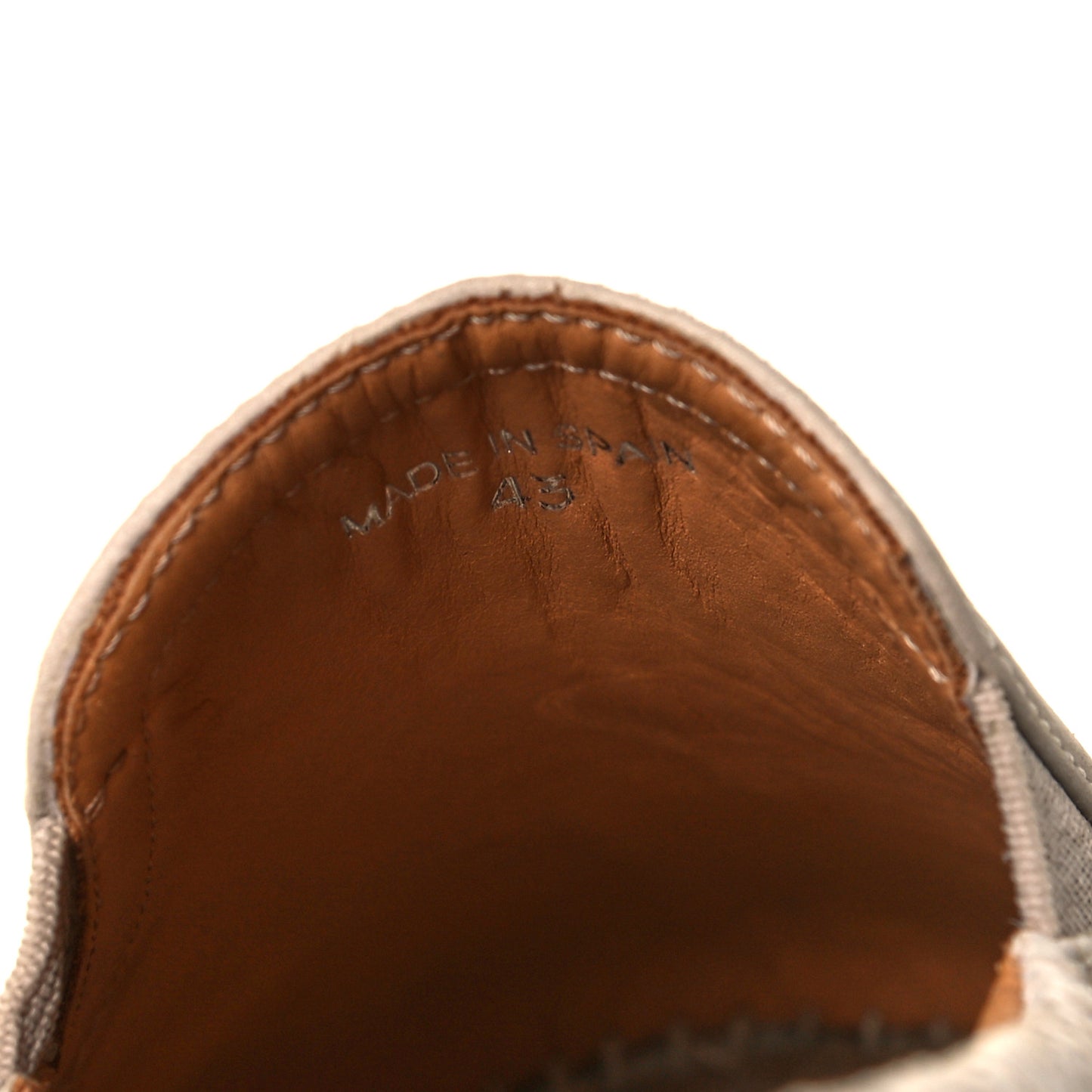 Calfskin Snake Embossed Mens Espadrilles 43 Beige