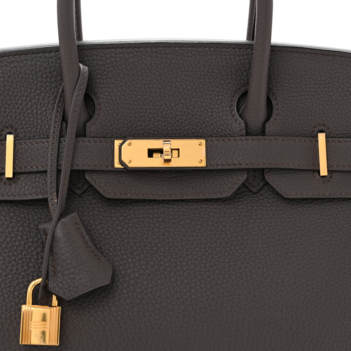 Hermes Togo BIRKIN 30 Etain 8 of 11