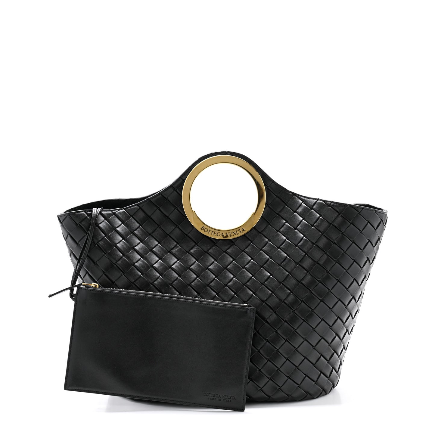 Calfskin Intrecciato Picnic Black