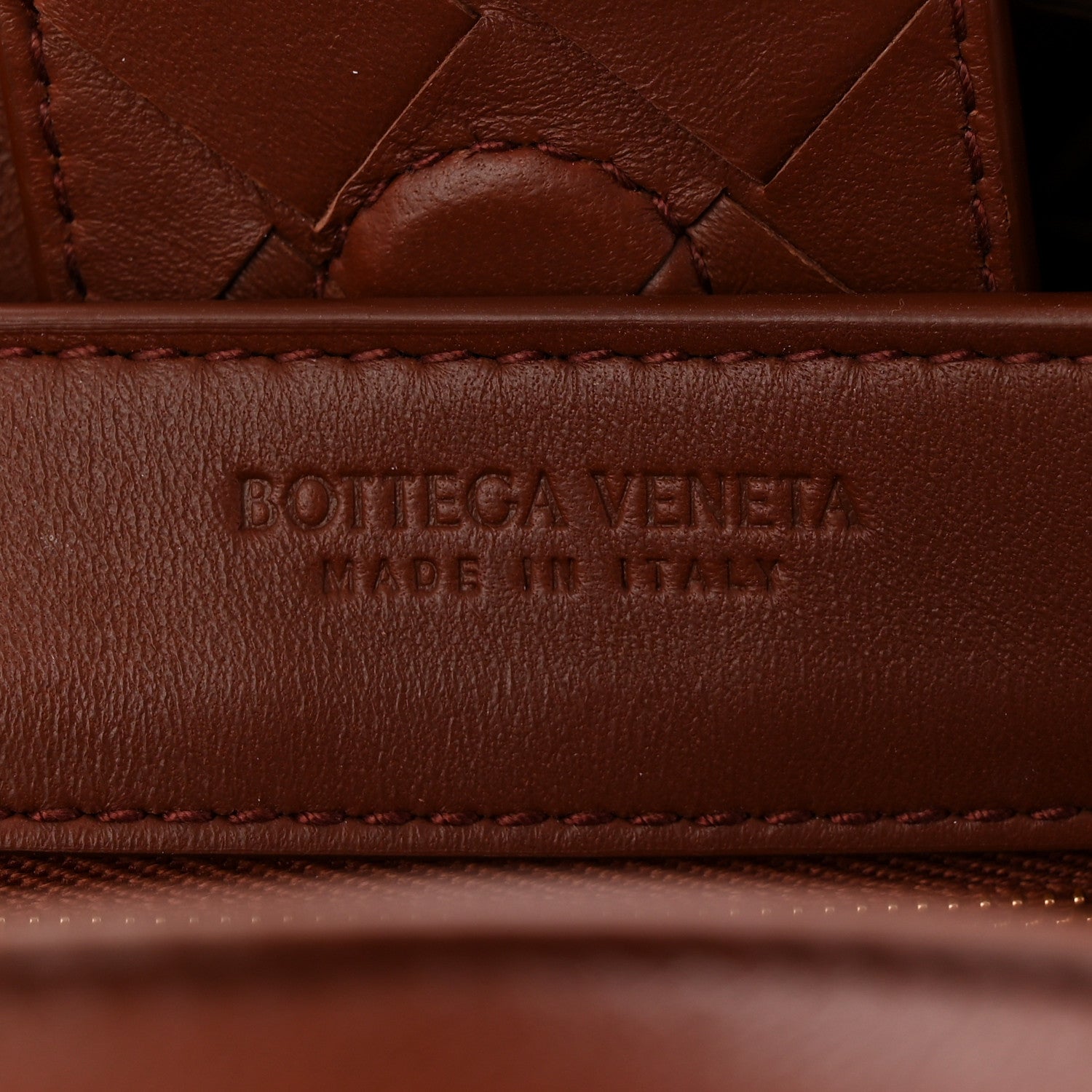 Bottega Veneta Nappa Intrecciato Small Andiamo Shoulder Bag Sapele Sapele 6 of 9