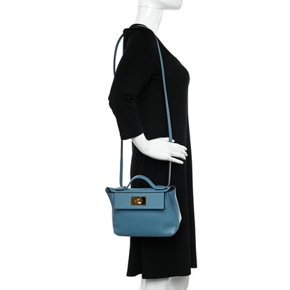 Hermes Evercolor Swift 24/24 21 New Blue Jean 2 of 10