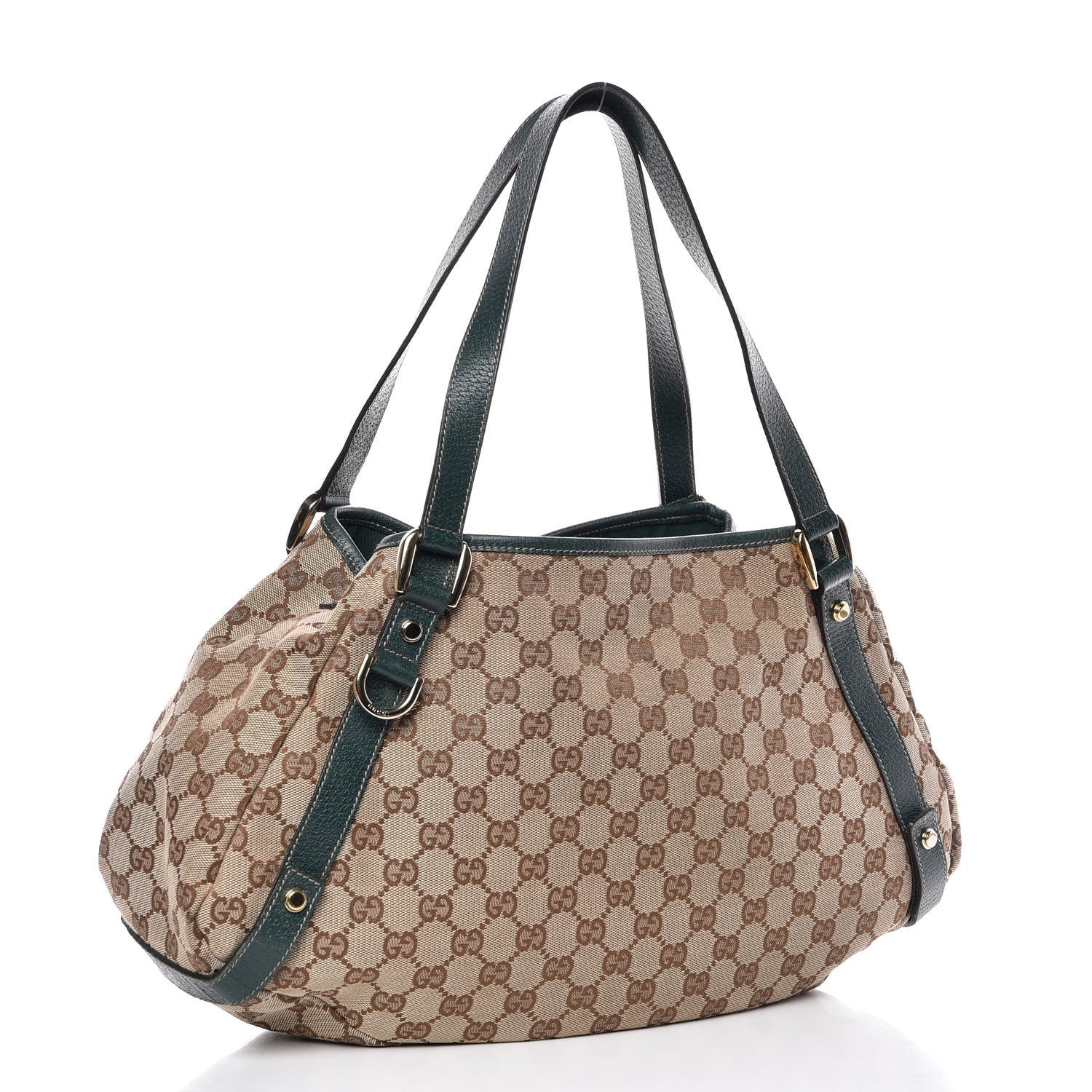 Gucci Monogram Medium Abbey Shoulder Bag Green 3 of 7