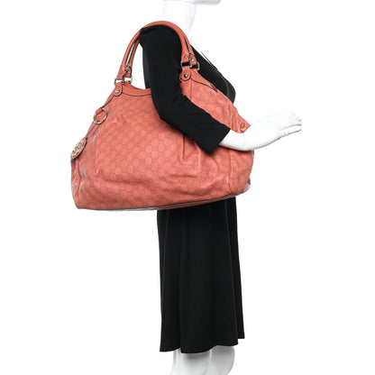 Gucci Guccissima Large Sukey Tote Rose 2 of 19
