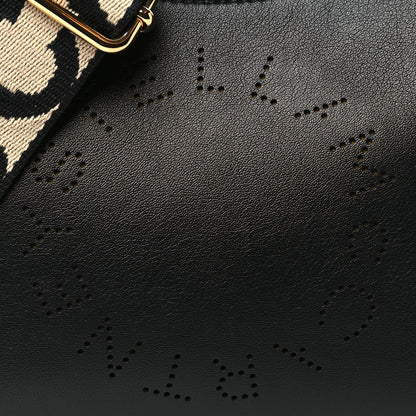 Stella McCartney Eco Alter Nappa Perforated Logo Small Shoulder Bag Black 7 of 10