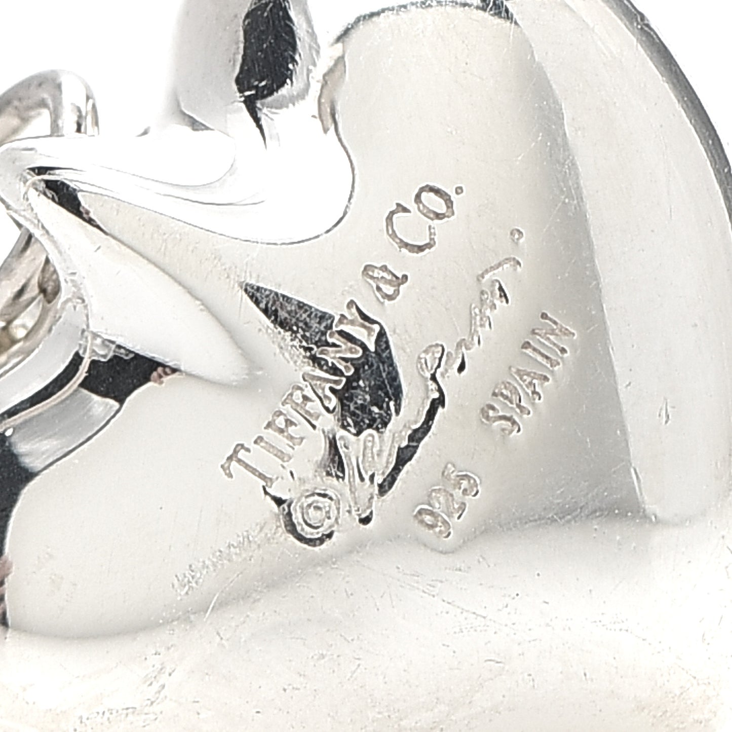 Sterling Silver Elsa Peretti Full Heart Drop Earrings
