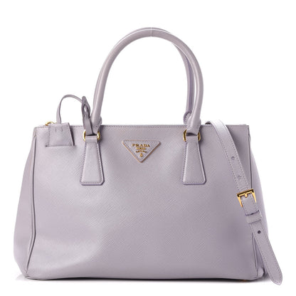 Prada Saffiano Small Galleria Double Zip Tote Glicine 1 of 15