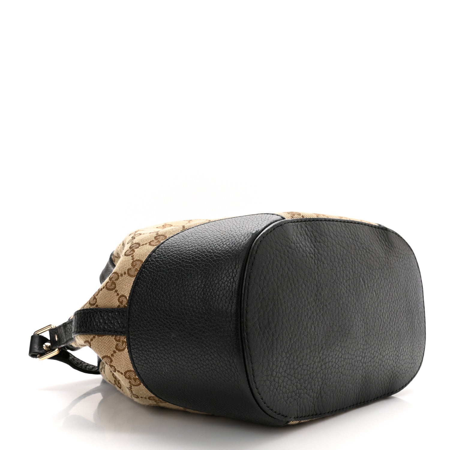 Gucci GG Monogram Calfskin Bucket Bag Black 4 of 14