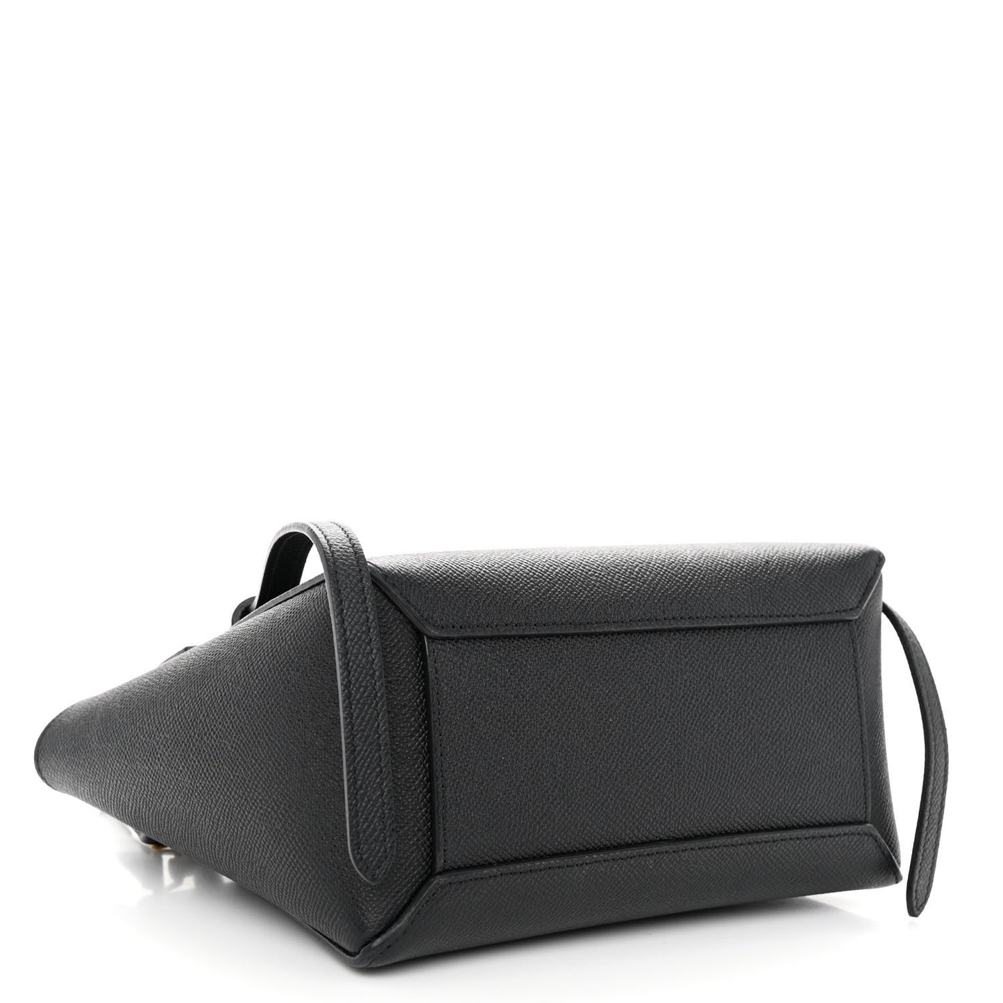 Grained Calfskin Nano Belt Bag Black