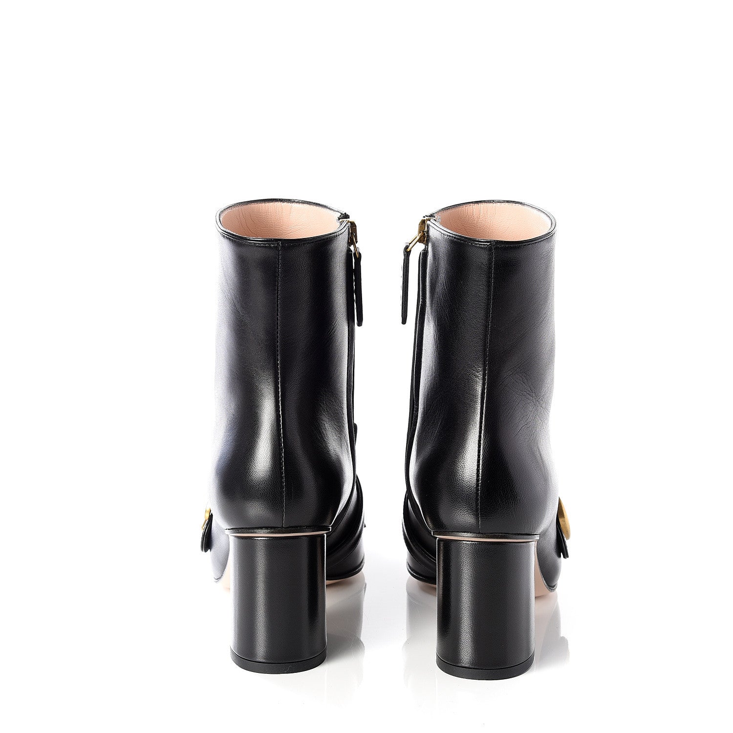 Gucci Malaga Kid GG Marmont Fringe 75mm Ankle Boots 36 Black 7 of 11