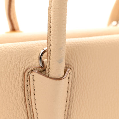 MCM Grained Calfskin Mini Milla Tote Beige 11 of 12