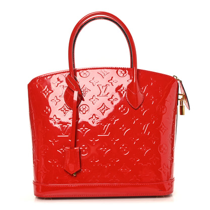 Louis Vuitton Vernis Lockit PM Cherry 1 of 11