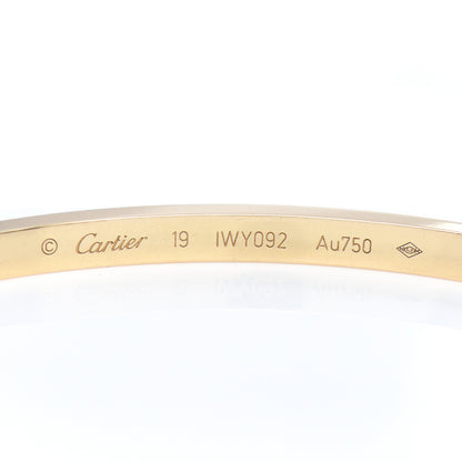 Cartier 18K Yellow Gold Small LOVE Bracelet 19 3 of 4