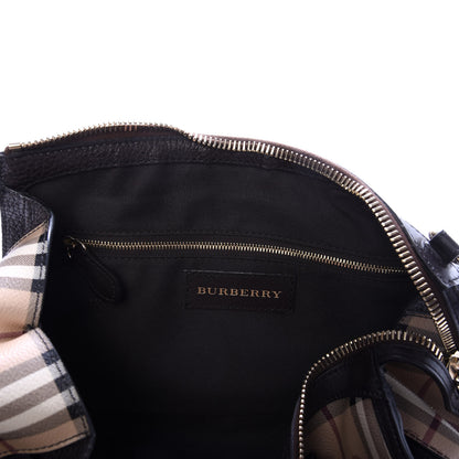 Burberry Haymarket Check Small Gladstone Chocolate 6 of 10