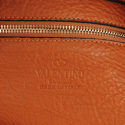 Valentino Garavani Pebbled Calfskin Large Rockstud Flip-Lock Messenger Bag Light Cuir 6 of 10