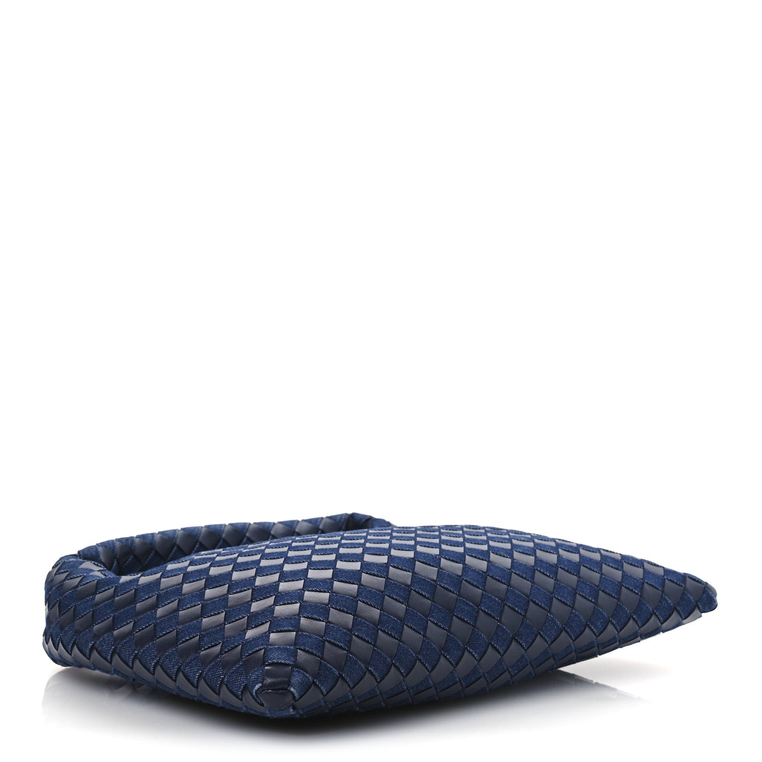 Bottega Veneta Denim Calfskin Intrecciato Small Hop Abyss Indigo 3 of 9