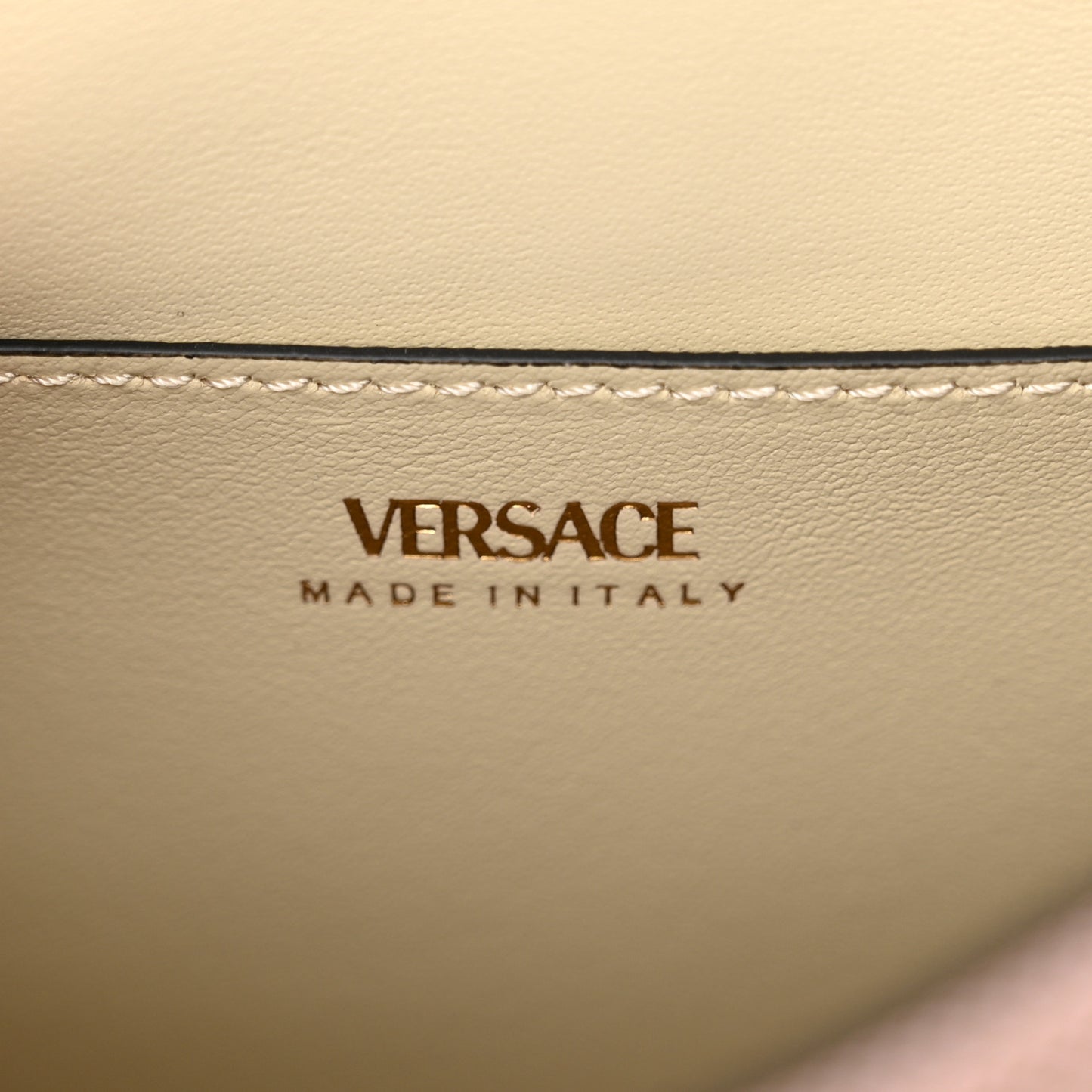 Calfskin Canvas Allover La Medusa Small Top Handle Handbag Pink
