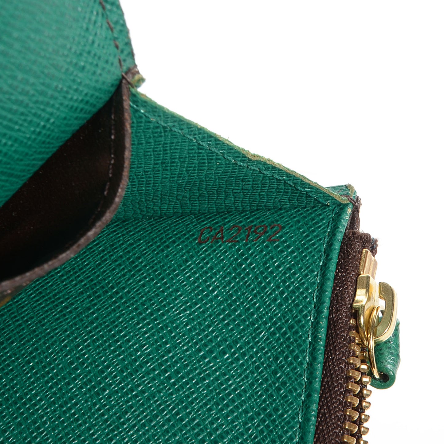 Monogram Emilie Wallet Green