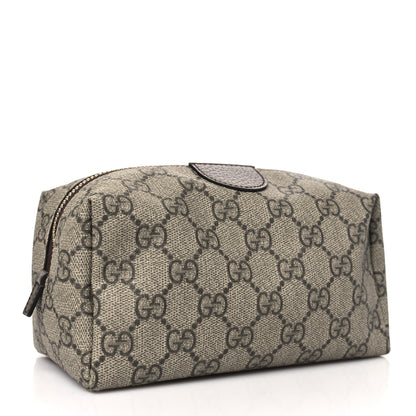 Gucci Soft GG Supreme Monogram Calfskin Medium Ophidia Cosmetic Case Beige Ebony New Acero 3 of 10