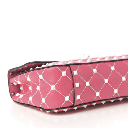 Valentino Garavani Lambskin Small Free Rockstud Spike Shoulder Bag Shadow Pink 4 of 8
