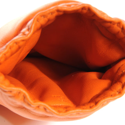 Hermes Lambskin Pilo Pouch PM Orange 4 of 5