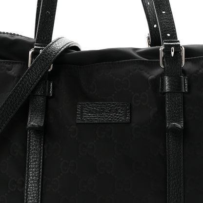 Gucci Nylon Monogram Tote Black 8 of 11