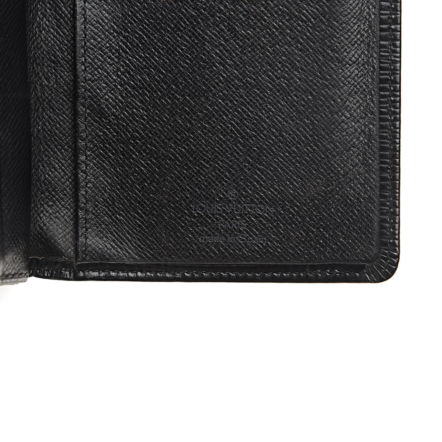 Epi Checkbook Card Holder Black