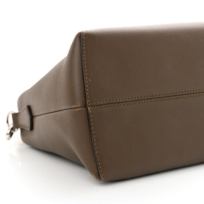 Fendi Vitello Dolce Bi-Color FF 1974 Embossed Medium By The Way Boston Bag Maya Black 8 of 14