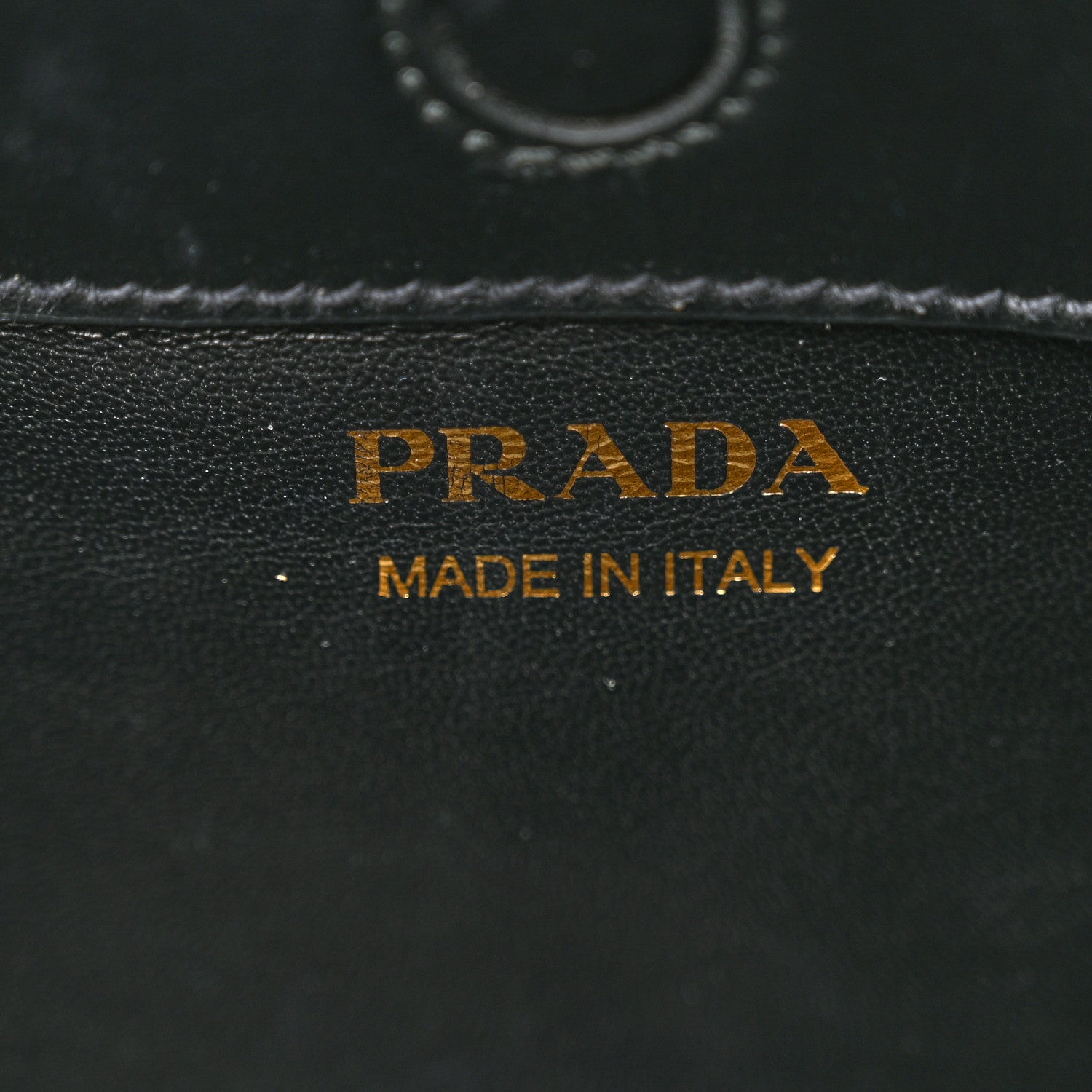 Prada City Calfskin Medium Metal Triangle Logo Bag Black 6 of 10