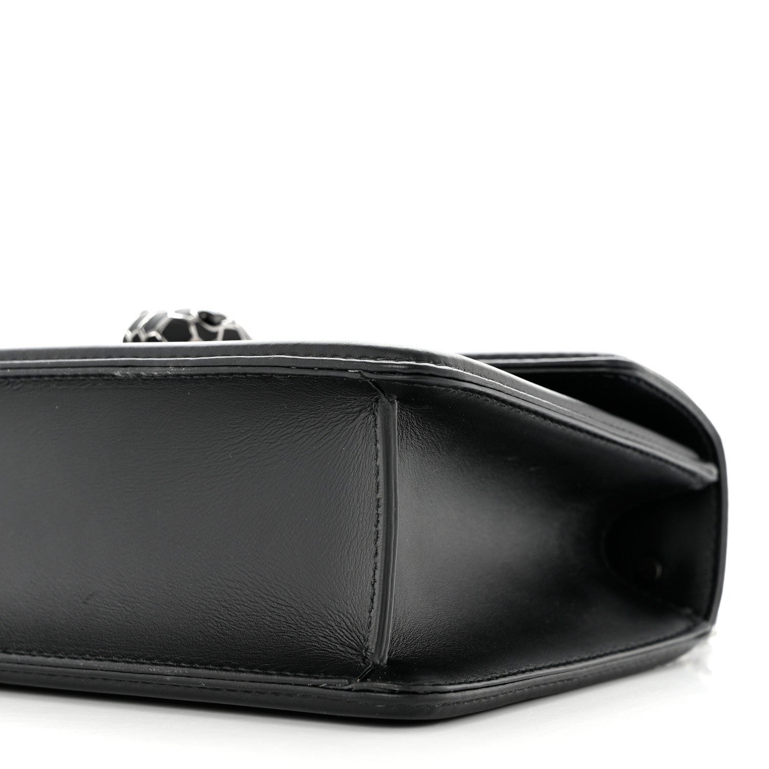 Bulgari Quilted Nappa Smooth Calfskin Serpenti Forever Diamond Blast Shoulder Bag Black 10 of 10