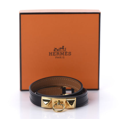 Hermes Box Rivale Double Tour Bracelet T2 Black 6 of 6