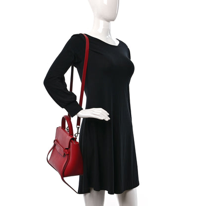 Celine Baby Grained Calfskin Micro Belt Bag Coquelicot 2 of 10