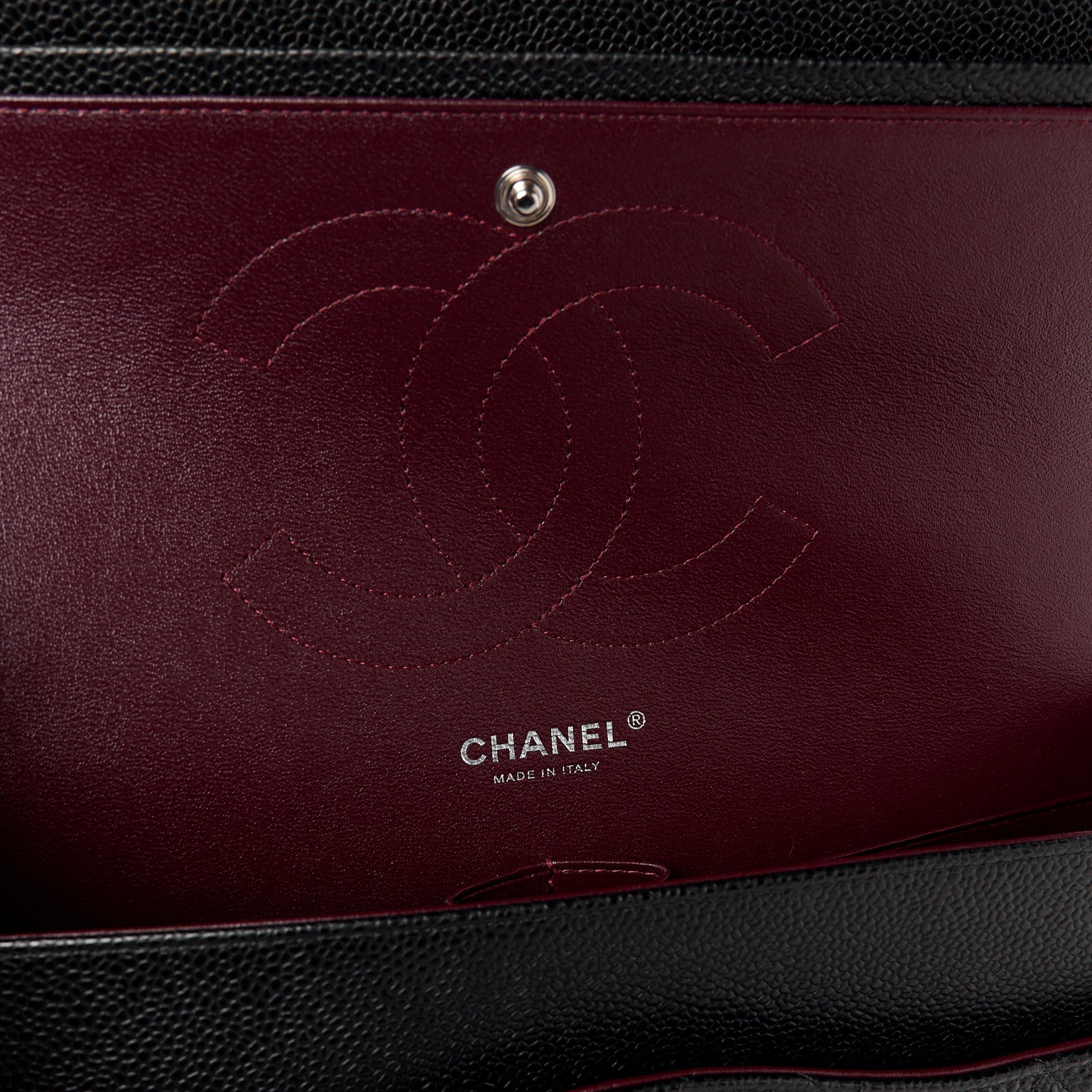 Chanel Caviar Quilted Jumbo Double Flap Black 6 of 11