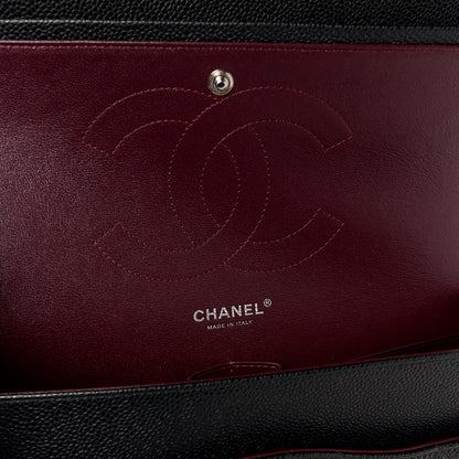Chanel Caviar Quilted Jumbo Double Flap Black 6 of 11