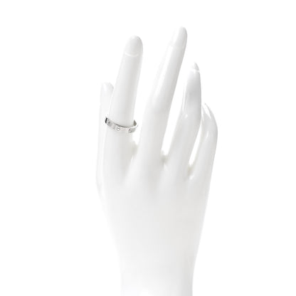 Cartier 18K White Gold 3.5mm LOVE Wedding Band Ring 58 8.25 2 of 4