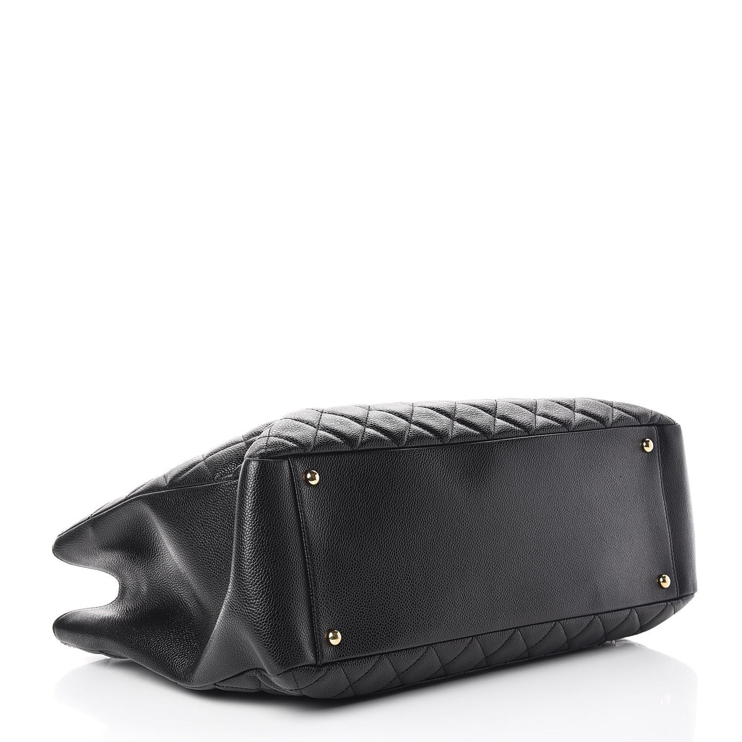Caviar Quilted XL Grand Shopping Tote GST Black