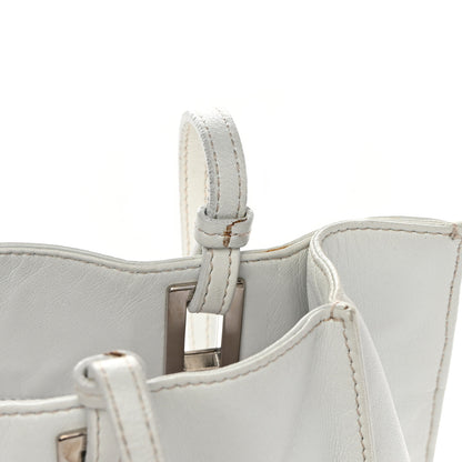 Prada Soft Calfskin Tote White 20 of 21