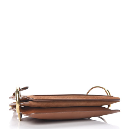Chloe Calfskin Suede Mini Roy Bag Caramel 4 of 11