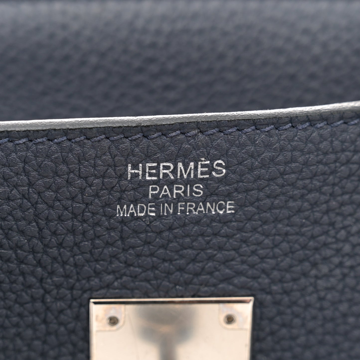 Togo Birkin 35 Bleu Nuit