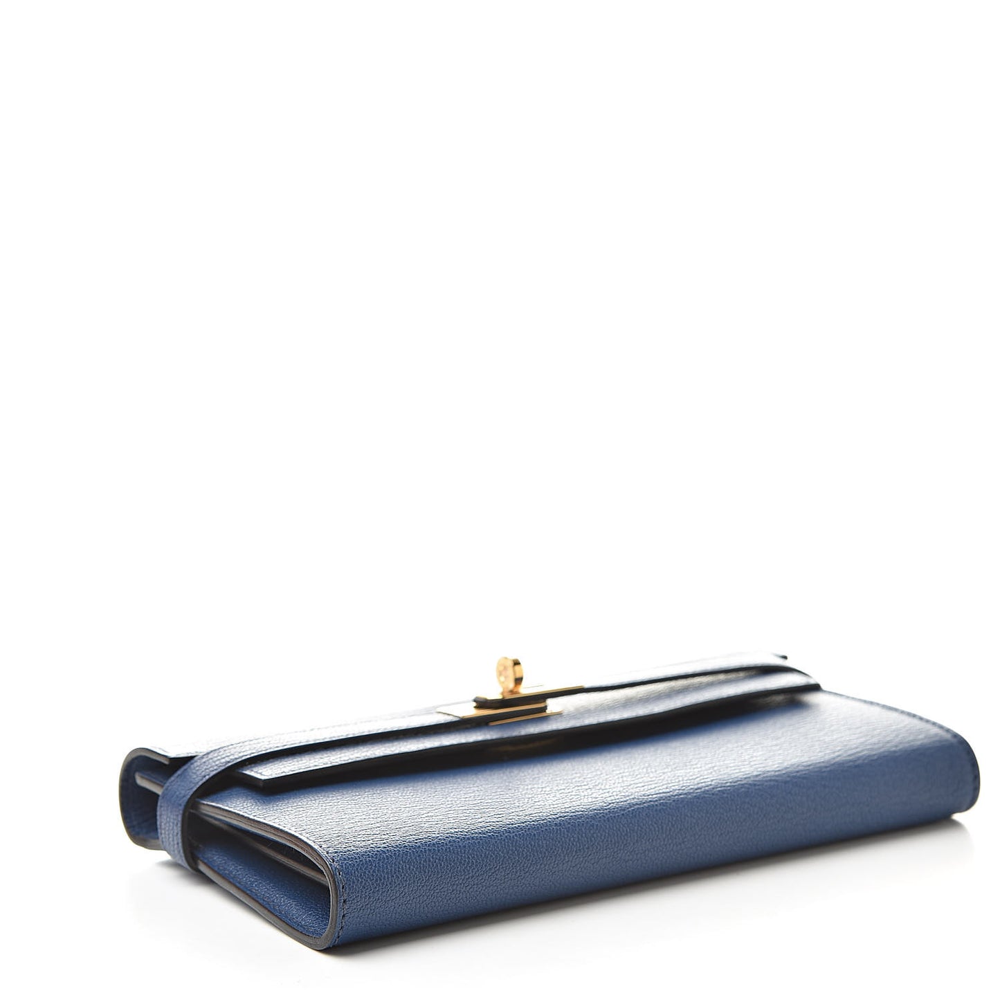 Chevre Mysore Kelly Longue Wallet Bleu Brighton