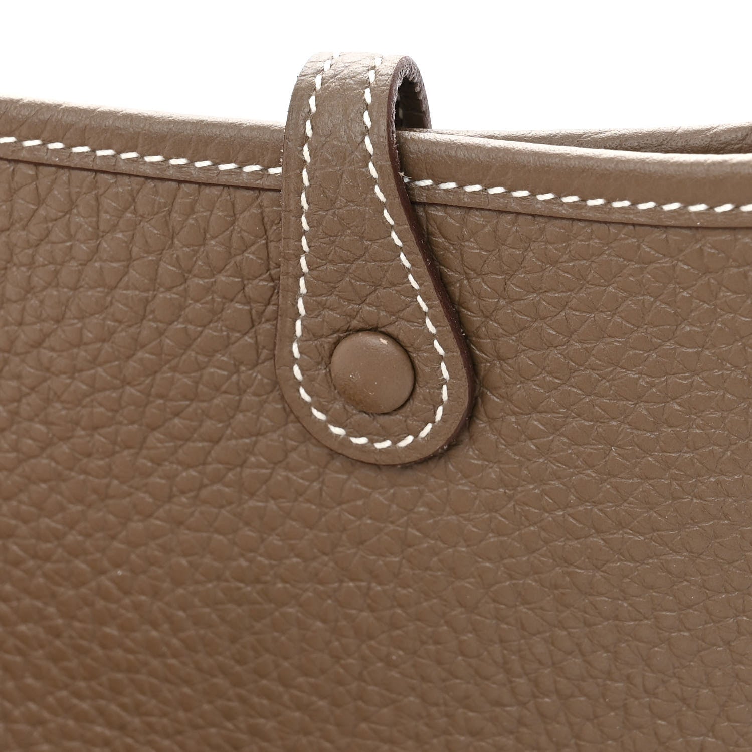 Hermes Taurillon Clemence Evelyne TPM Etoupe 11 of 14