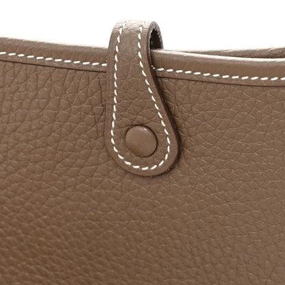 Hermes Taurillon Clemence Evelyne TPM Etoupe 11 of 14